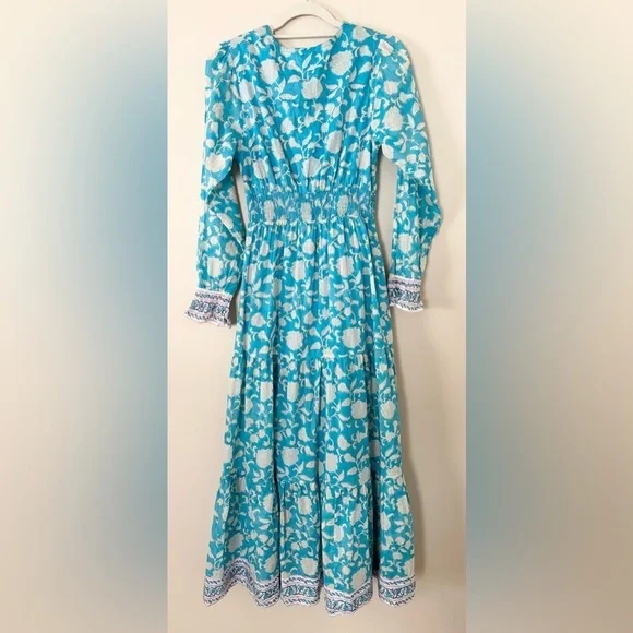 NWT Apsiga Billie Ornate Floral Maxi Dress - Picture 3 of 16